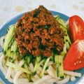 けんきゅうちゅう's cooksnap of when they made レンジで肉みそ風ジャージャー素麺 麺弁当.