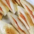 しのりん２'s cooksnap of when they made はんぺん明太子サンド.