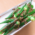 夕飯は６時です's cooksnap of when they made 【簡単】オクラの胡麻和え.