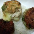 ★なおなおっち☆'s cooksnap of when they made 鶏ひき肉のチーズハンバーグ.