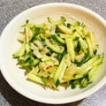 ちびマユ's cooksnap of when they made きゅうりとやわらぎメンマ和え.
