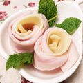 SakuranboX's cooksnap of when they made 簡単お弁当♡ハムチーズの薔薇♬隙間おかず.