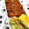 YUH♡ママ's cooksnap of when they made 我が家のソースひれかつ丼.