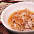ハラペコまぁ。's cooksnap of when they made 鴨せいろ風☆豚バラのつけ蕎麦.