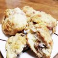ニシコママ's cooksnap of when they made 焼くまで5分☆胡桃と餡子の簡単スコーン。.