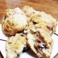 ニシコママ's cooksnap of when they made 焼くまで5分☆胡桃と餡子の簡単スコーン。.