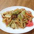 やなぎだまこ's cooksnap of when they made お好みソースDE焼きうどん.
