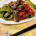 ちーぱっくん's cooksnap of when they made なすピーマン大量消費　簡単甘辛炒め.