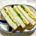 お料理ニャロメ's cooksnap of when they made 簡単！レタスとコーンマヨのサンドイッチ.