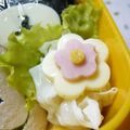 ケロらぶ's cooksnap of when they made ✿キャラ弁♡デコシュウマイ✿.