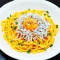 K☆mama55's cooksnap of when they made カルディのウニバターでしらすのせパスタ.
