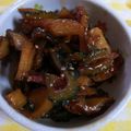 うぐいす♪'s cooksnap of when they made ゴーヤと竹輪のきんぴら.