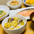 jenis's cooksnap of when they made 秋の食卓♪栗とさつま芋の炊き込みご飯.