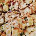 シネマコスモ's cooksnap of when they made 残ったうどんをリメイク☆うどん入りチヂミ.