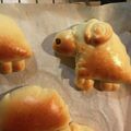 クックGF8TW5☆'s cooksnap of when they made ふわふわ♪ひつじのクリームパン.