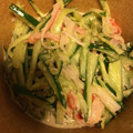 んりおか's cooksnap of when they made 簡単！きゅうりとカニカマのオイマヨ和え.