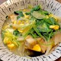 ばたみそーぱん☆'s cooksnap of when they made ダイエットにも♪お麩と三つ葉の卵とじ丼.