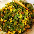 ハチ8コロ8's cooksnap of when they made ピーマンとコーンの、食べるフリカケ☆.