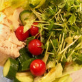 ミホ1115's cooksnap of when they made 豆腐とトマトときゅうりの中華風サラダ.