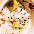 ちーずけぇき☆'s cooksnap of when they made 栗が割れない☆ほくほく栗ごはん.