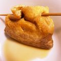 ひえしょーおかん's cooksnap of when they made お豆腐と鶏挽肉で！油揚げの包み煮.
