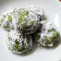 mashroom55's cooksnap of when they made ほろ苦抹茶のスノーボールクッキー＊.