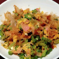 smilemama7's cooksnap of when they made ゴーヤとベーコンの卵とじ.
