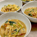 ♡てるてる♡'s cooksnap of when they made 【農家のレシピ】小松菜とちくわの卵とじ.