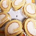 ハチ8コロ8's cooksnap of when they made ふわふわ＊レアチーズクリームロールケーキ.