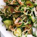 あまね's cooksnap of when they made ピリッときゅうり＆貝割れ大根のかつお和え.