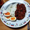 空遥☆ましゃlove's cooksnap of when they made フライパンひとつでパパっと挽肉なすカレー.