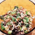 あーこ姐's cooksnap of when they made オクラしらす(小女子)の梅肉だし醤油和え.