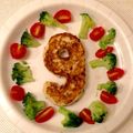 のらむーちょ's cooksnap of when they made わんこ用☆犬用☆ハンバーグ☆お誕生日に♪.
