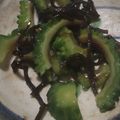ヨシヨッシー's cooksnap of when they made ゴーヤの塩昆布和え.