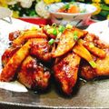 ✽チョコⅠＨ✽'s cooksnap of when they made たけのこ・鶏手羽先☆甜麺醤炒め.