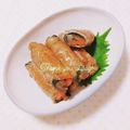 まあまま☆0403's cooksnap of when they made 茄子と人参の豚肉巻き照り焼き.