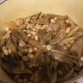 猫リン's cooksnap of when they made さっぱり～鶏手羽とごぼうと大豆の梅煮～♪.