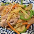 クックM6DK2O☆'s cooksnap of when they made ｼﾞｬｶﾞｲﾓ野菜炒め.