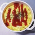 アクセル☆'s cooksnap of when they made 朝ご飯•ランチに☆簡単手抜きオムライス♡.