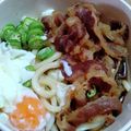 湊ひぃろ's cooksnap of when they made すき焼き風冷やしぶっかけうどん.