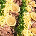 クックTWSQJ6☆'s cooksnap of when they made 瓦そば！ホットプレートでカリっパリっ！.