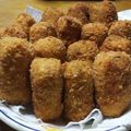 野菜係's cooksnap of when they made きのことベーコンのクリームコロッケ♪.