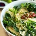 ♪ミチル♪'s cooksnap of when they made オクラとモロヘイヤの和風パスタ.