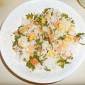 白いぐれーぷ's cooksnap of when they made 〖ヘルシー♪鮭炒飯〗.