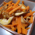 9b_pencil's cooksnap of when they made 作り置きにも☆千切り人参と椎茸と胡桃炒め.