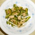 白いぐれーぷ's cooksnap of when they made ☆ゴーヤーと新玉ねぎのツナポン和え☆.