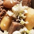 ruricom's cooksnap of when they made じゃがいもとこんにゃくのそぼろ煮.