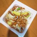 yunapi☆'s cooksnap of when they made アボカドと納豆のぶっかけそうめん.