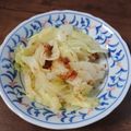 amjkao's cooksnap of when they made キャベツの梅和え.