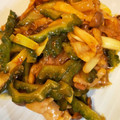 ゆーcha's cooksnap of when they made ☆ゴーヤと豚コマのカレーオイマヨ炒め☆.